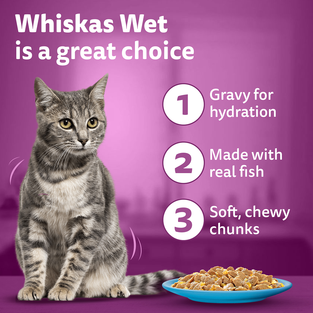 Whiskas Tuna in Jelly Meal Adult Cat Wet Food image 9