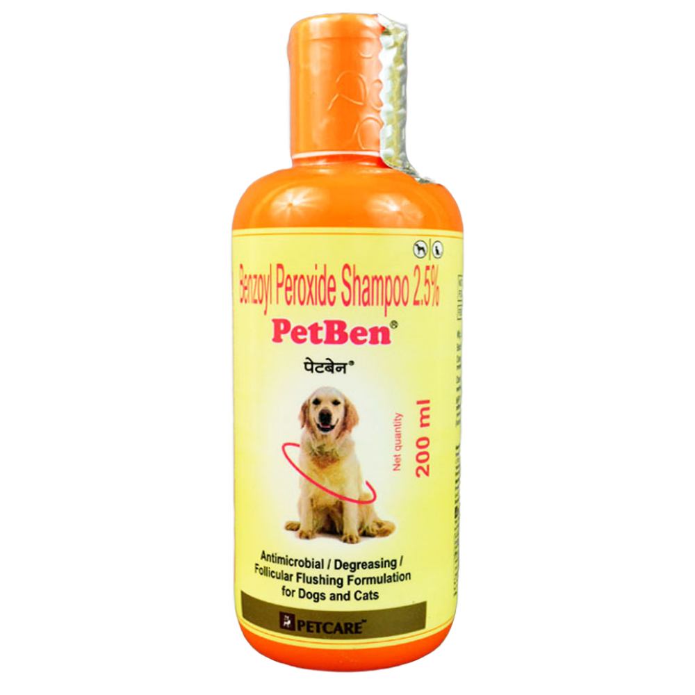 Petcare Petben (Benzoyl peroxide) Shampoo for Dogs & Cats (200ml) image 2