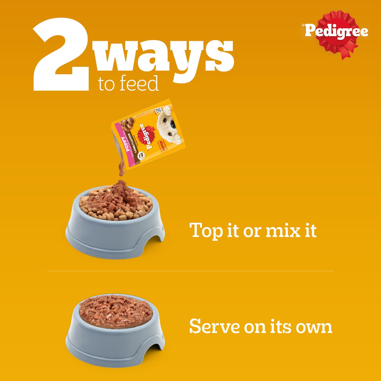 Pedigree Lamb Flavour Chunks in Gravy Puppy Wet Food image 9