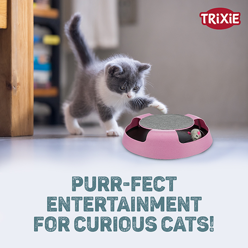 Trixie Catch The Mouse Toy for Cats (Pink) image 6