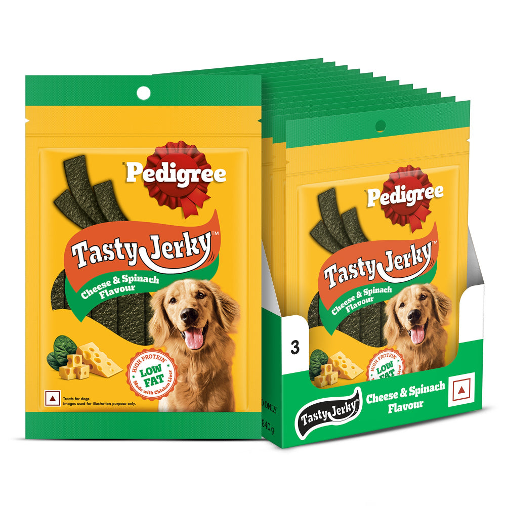 Pedigree Cheese & Spinach Tasty Jerky Dog Treats image 4
