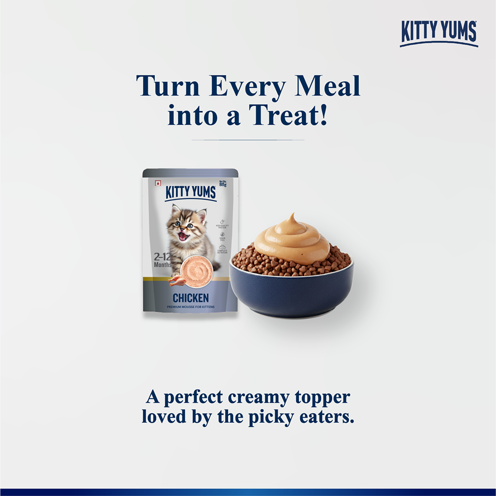 Kitty Yum Chicken Mousse Kitten Cat Wet Food image 2