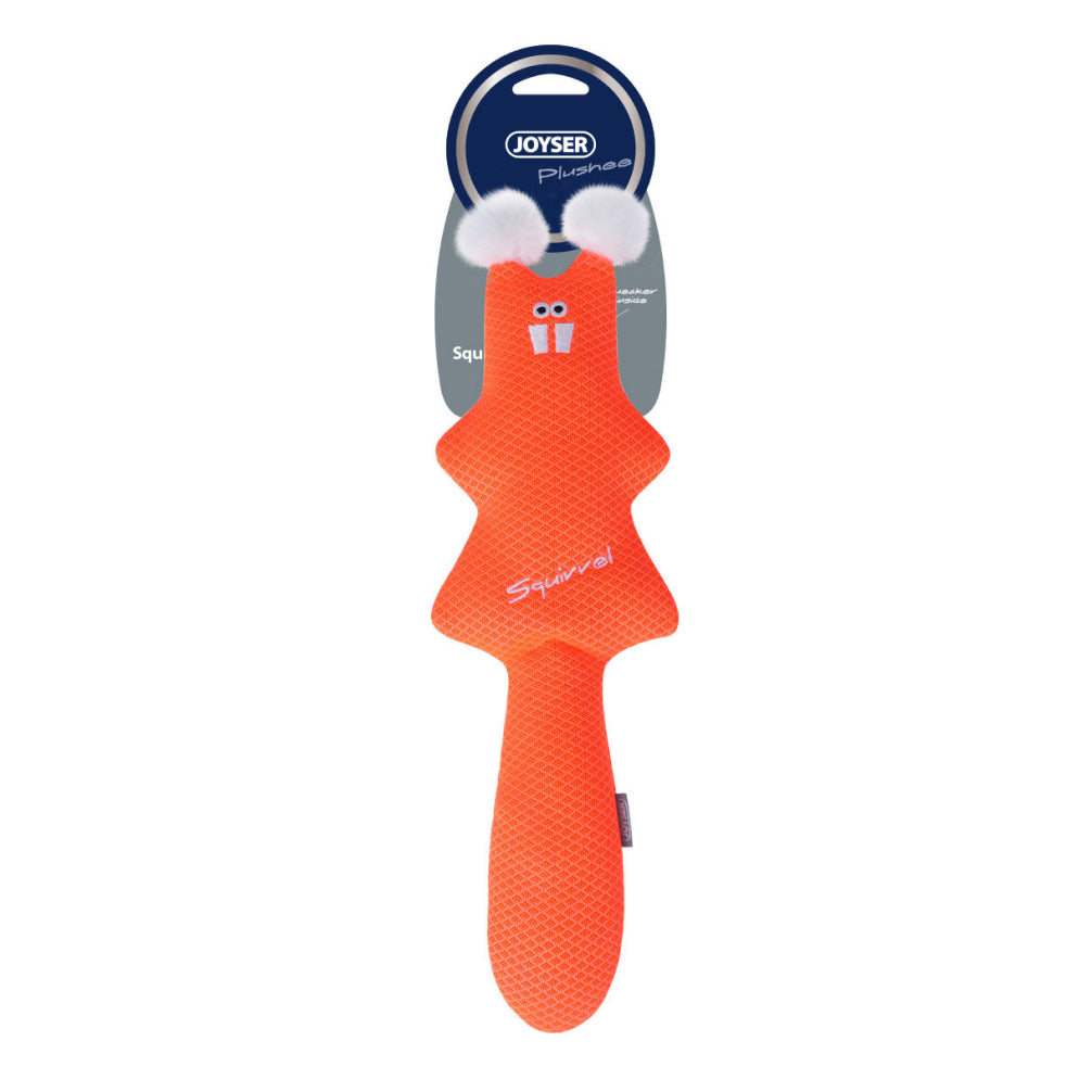 Joyser Squirrel Plush Toy for Dogs (Orange)
