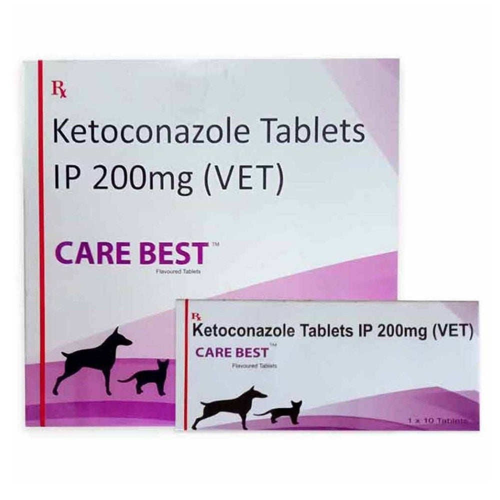 Skyec Carebest Tablet 200mg (Ketoconazole) for Dogs and Cats