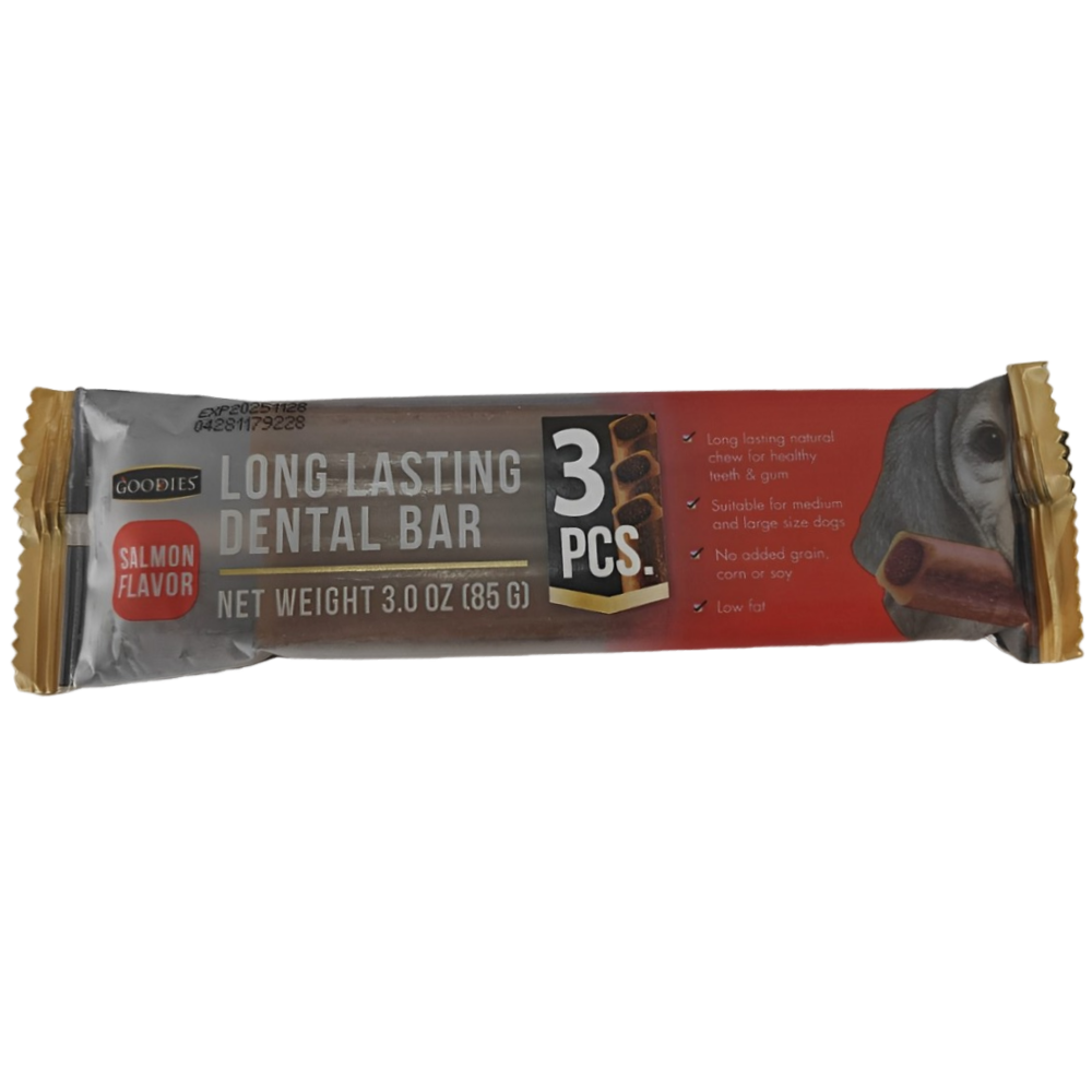 Goodies Long Lasting Dental Bar Salmon Dog Treats image 2