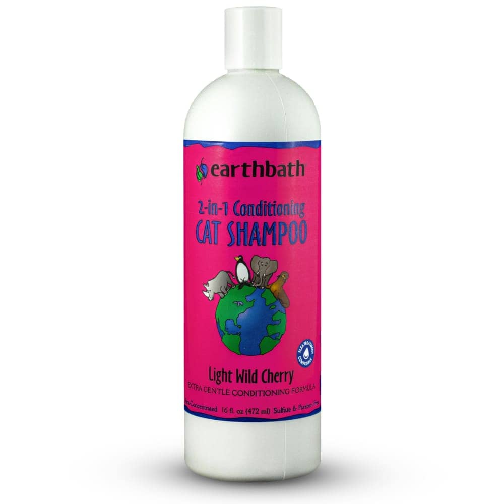 EarthBath 2 in 1 Conditioning Cat Shampoo Light Wild Cherry image 2