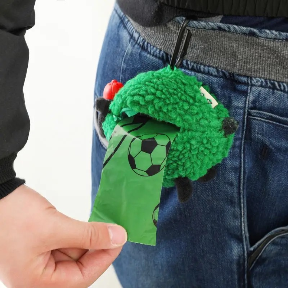 Talking Dog Club Baa Baa Black Sheep! Poop Bag Dispenser for Dogs and Cats (Green) image 4