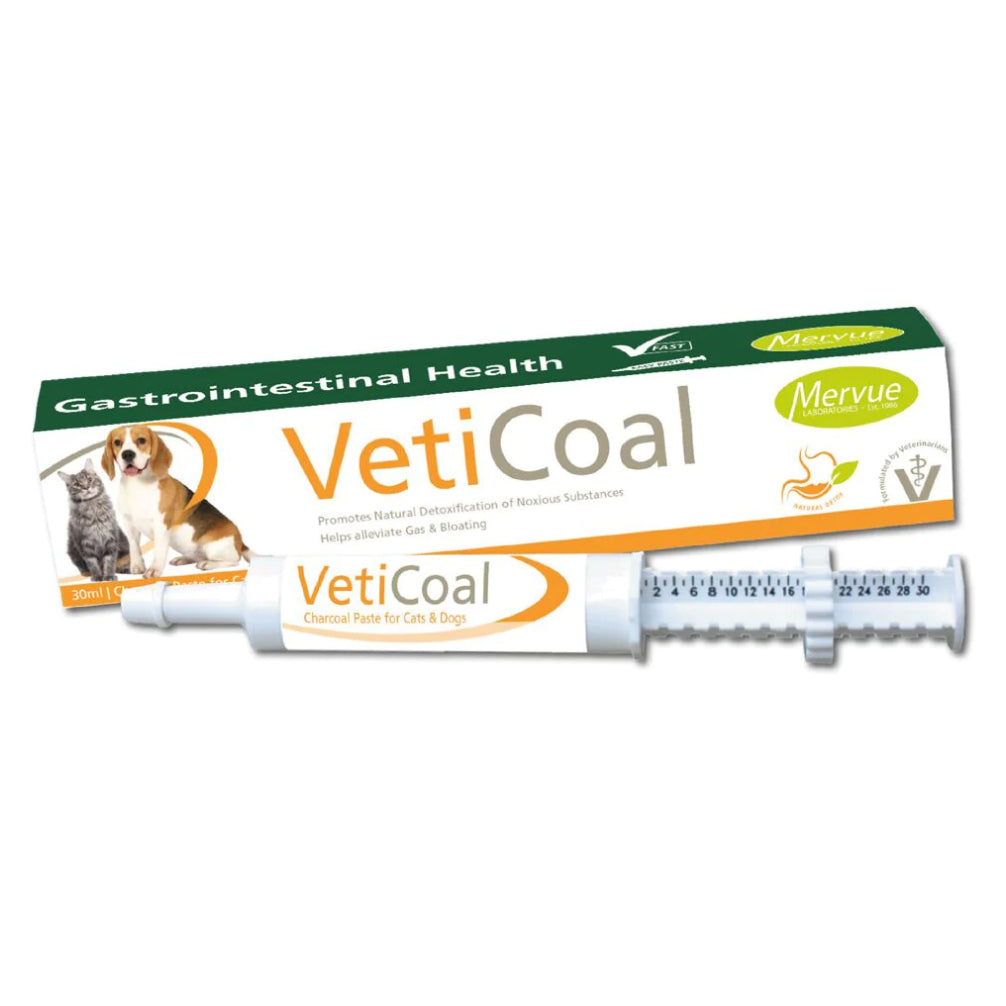 Mervue Veticoal Charcoal Paste for Dogs and Cats (30ml) image 2