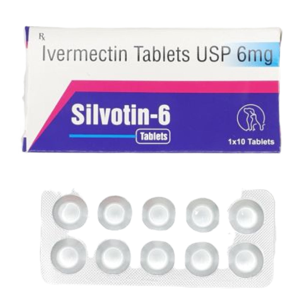 Sihil Silvotin Ivermectin 6mg Tablets for Dogs & Cats