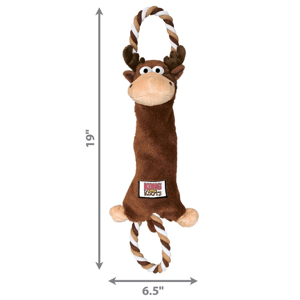 Kong Tugger Knots Moose Toy for Dogs image 5