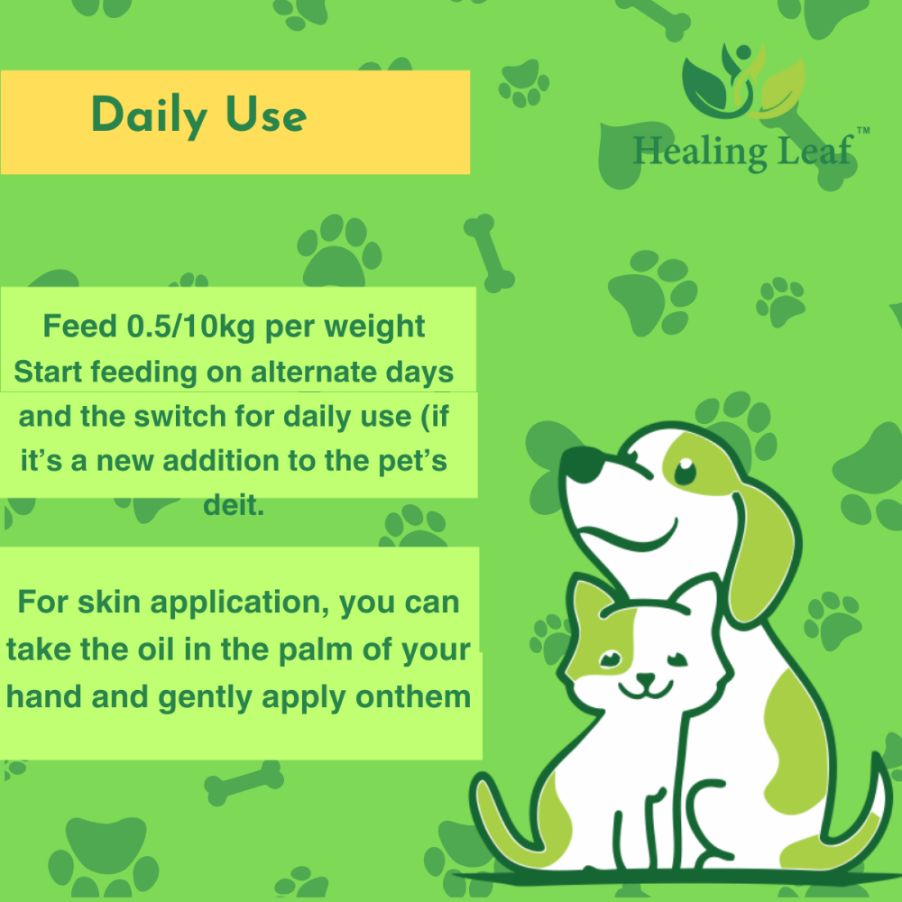 Healing Leaf Hemp Oil for Dogs and Cats image 2