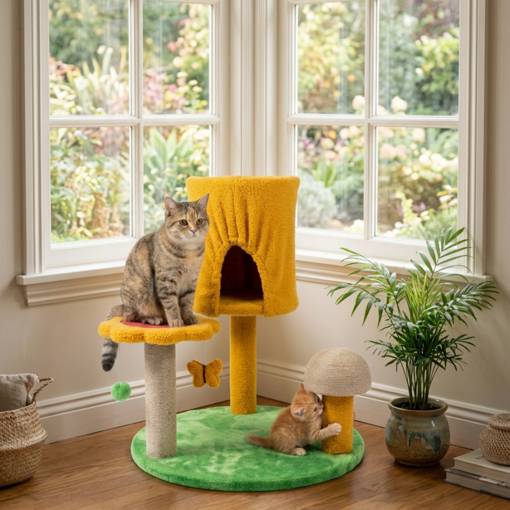 Skatrs Furrytale Tower Cat Tree for Cats and Kittens image 4