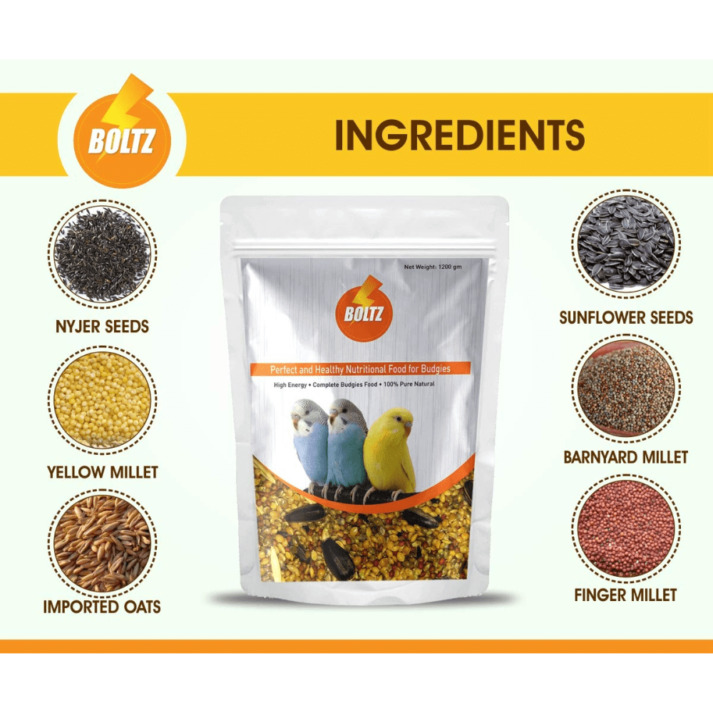 Boltz Mix Seeds Budgies Bird Food image 3