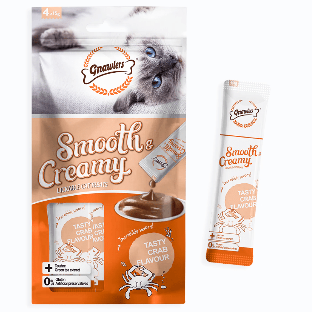 Gnawlers Crab Flavour Creamy Cat Treats image 3