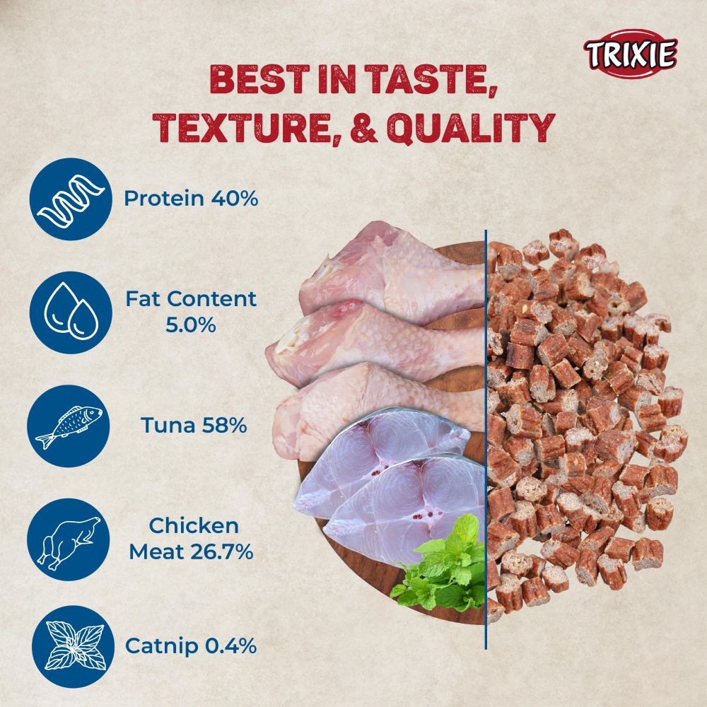 Trixie Premio Trainer Snack Mini Fish Nuggets Cat Treats image 3