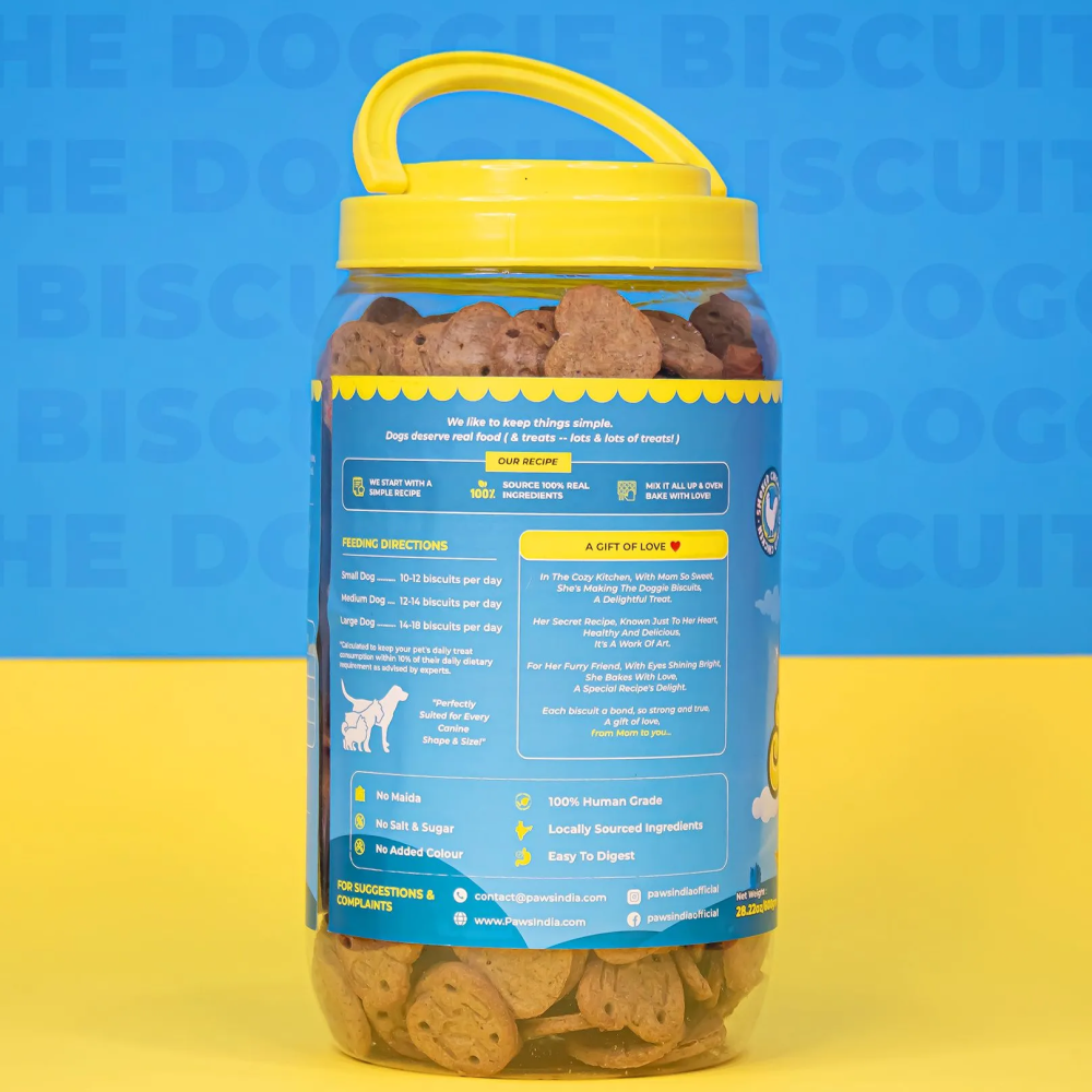 PawsindiaThe Doggie Smoked Chicken With Multivitamins Dog Biscuits image 3