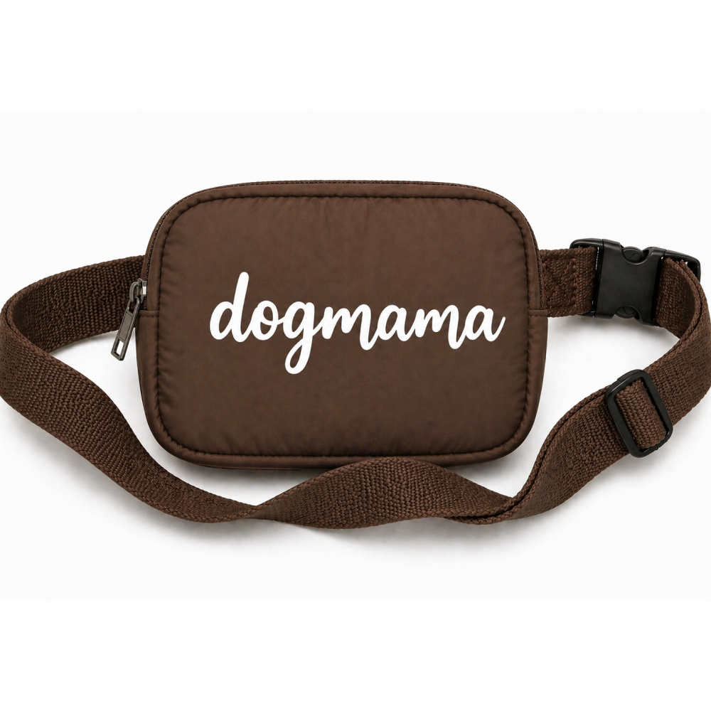 Talking Dog Club Dogmama Crossbody Treat & Walk Bag (Brown)
