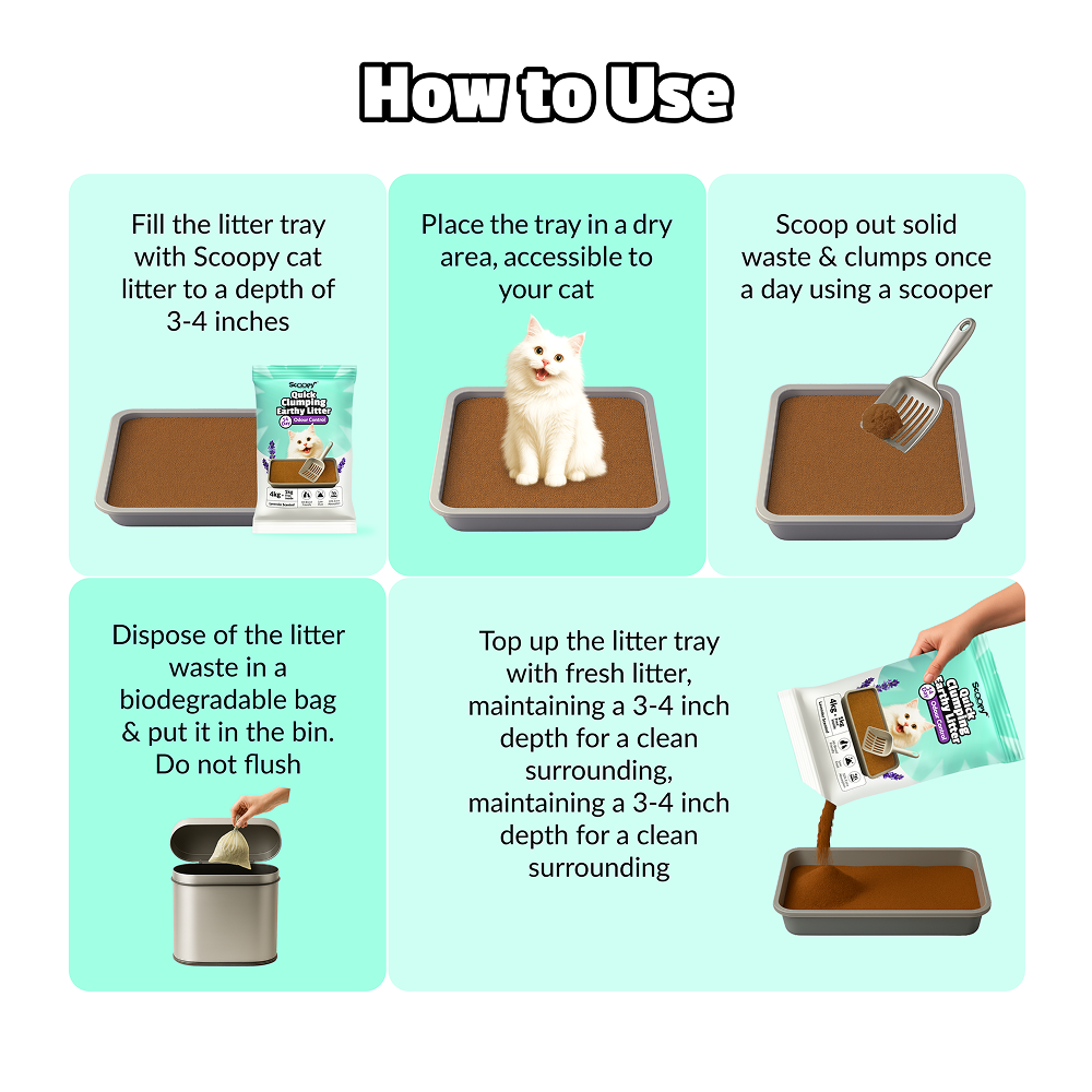 Scoopy Cat Litter | Lavender Scented | 100% Natural Indian Brown Sand image 7