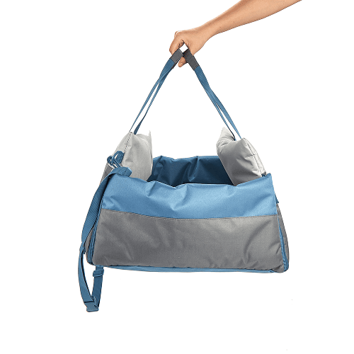 Barkbutler x Fofos Car Seat Carrier for Dogs and Cats (Grey/Blue) image 3