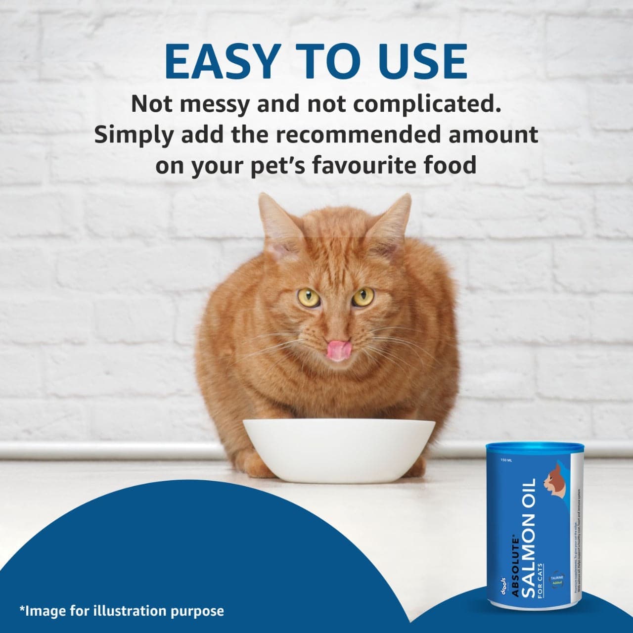 Drools Absolute Salmon Oil Syrup Supplement for Cats image 3