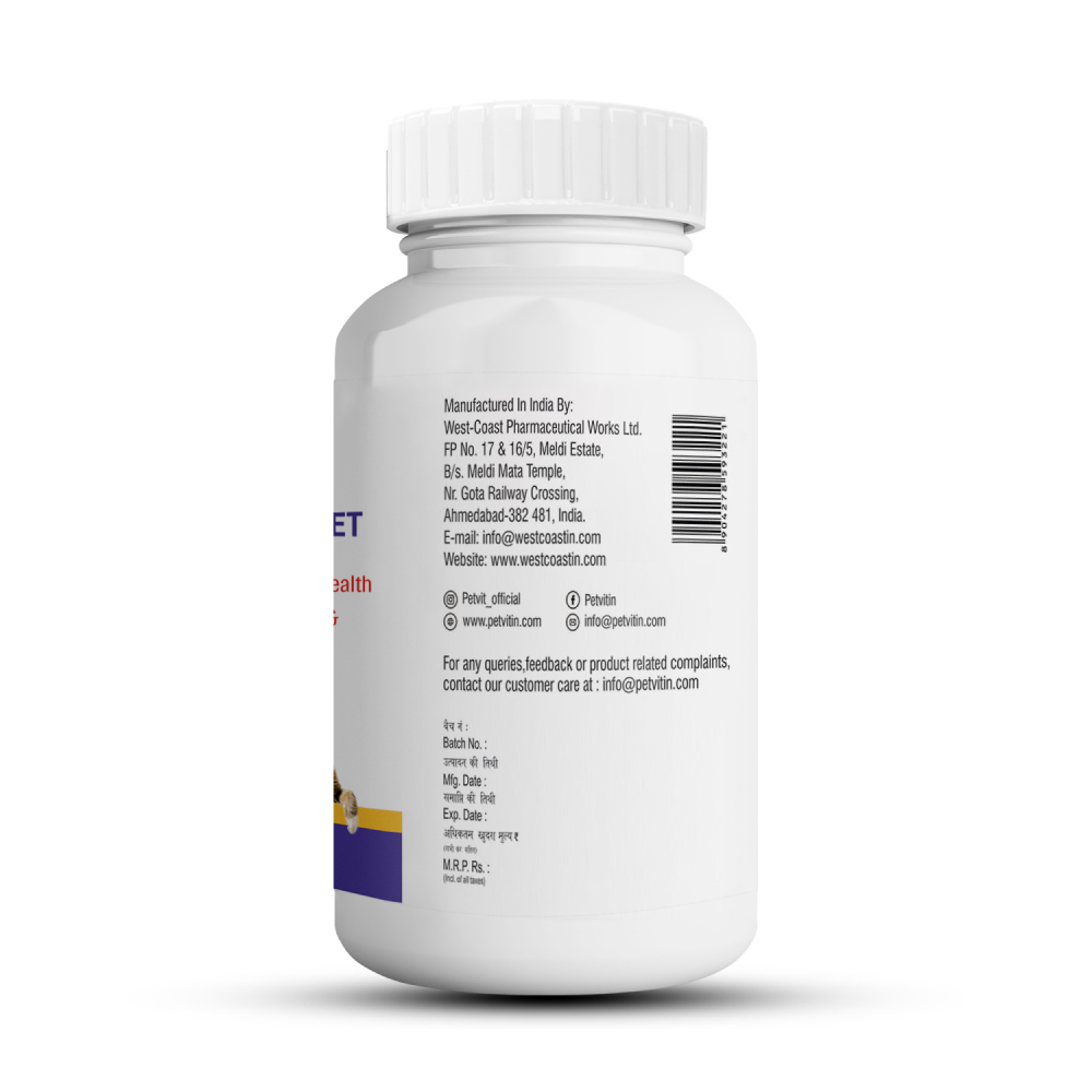 Petvit Calcium Tablets for Dogs and Cats image 4