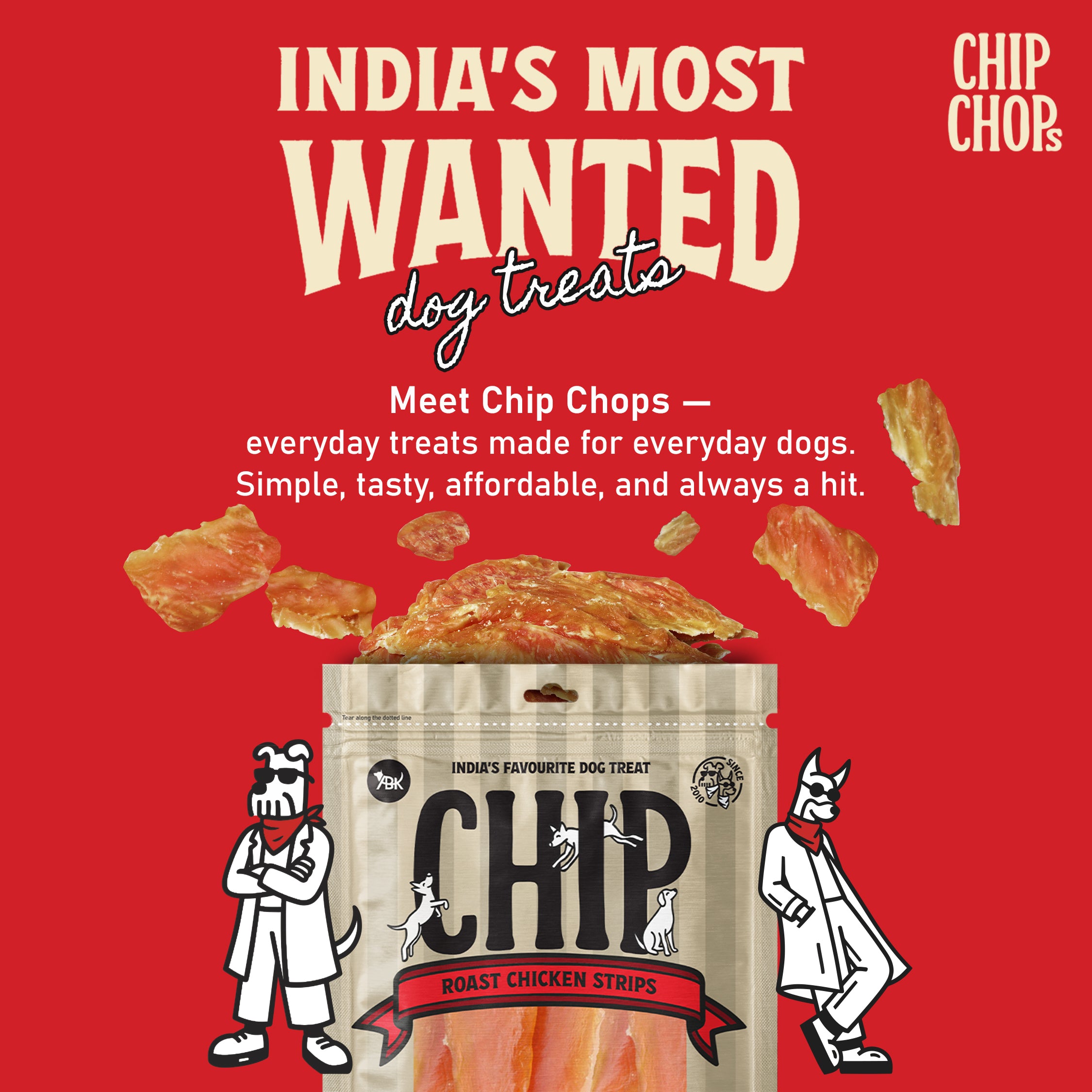Chip Chops Roast Chicken Strips Dog Treats image 4