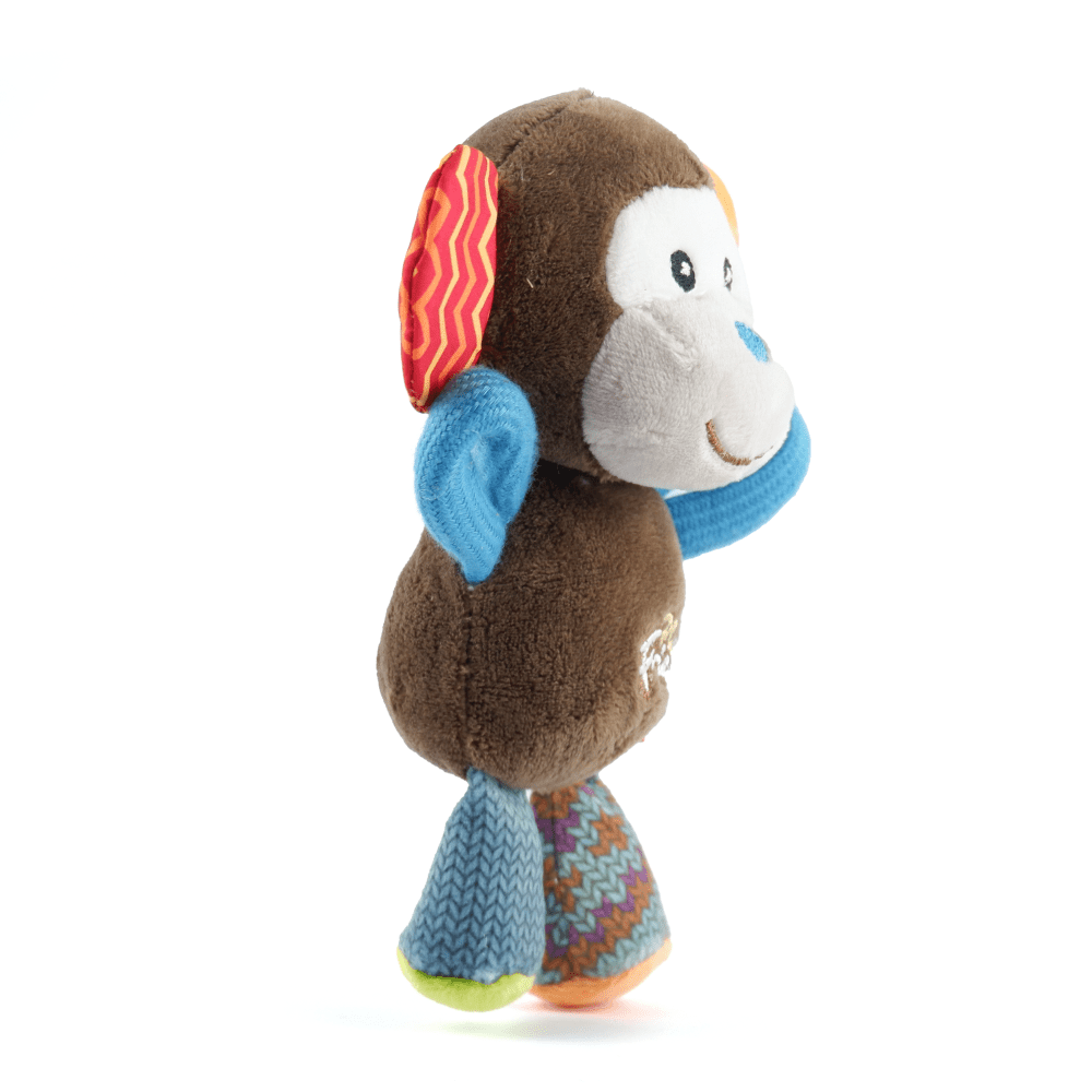 GiGwi Plush Friendz Monkey Squeaker Inside Plush Toy for Dogs image 7