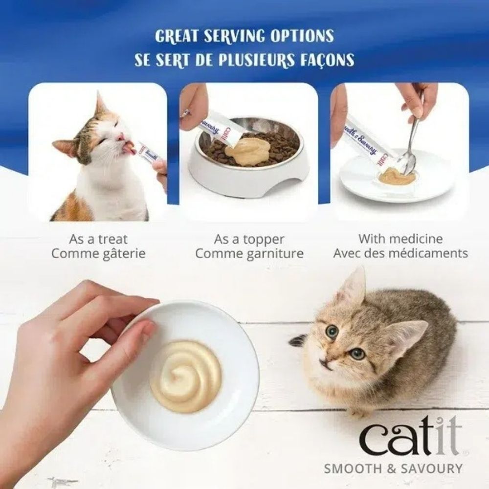 Catit Smooth and Savoury Salmon with Tuna and Crab Creamy Cat Treat image 2