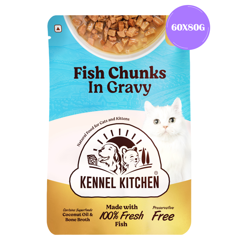 Kennel Kitchen Fish Chunks in Gravy Kitten and Adult Cat Wet Food (All Life Stage) image 8