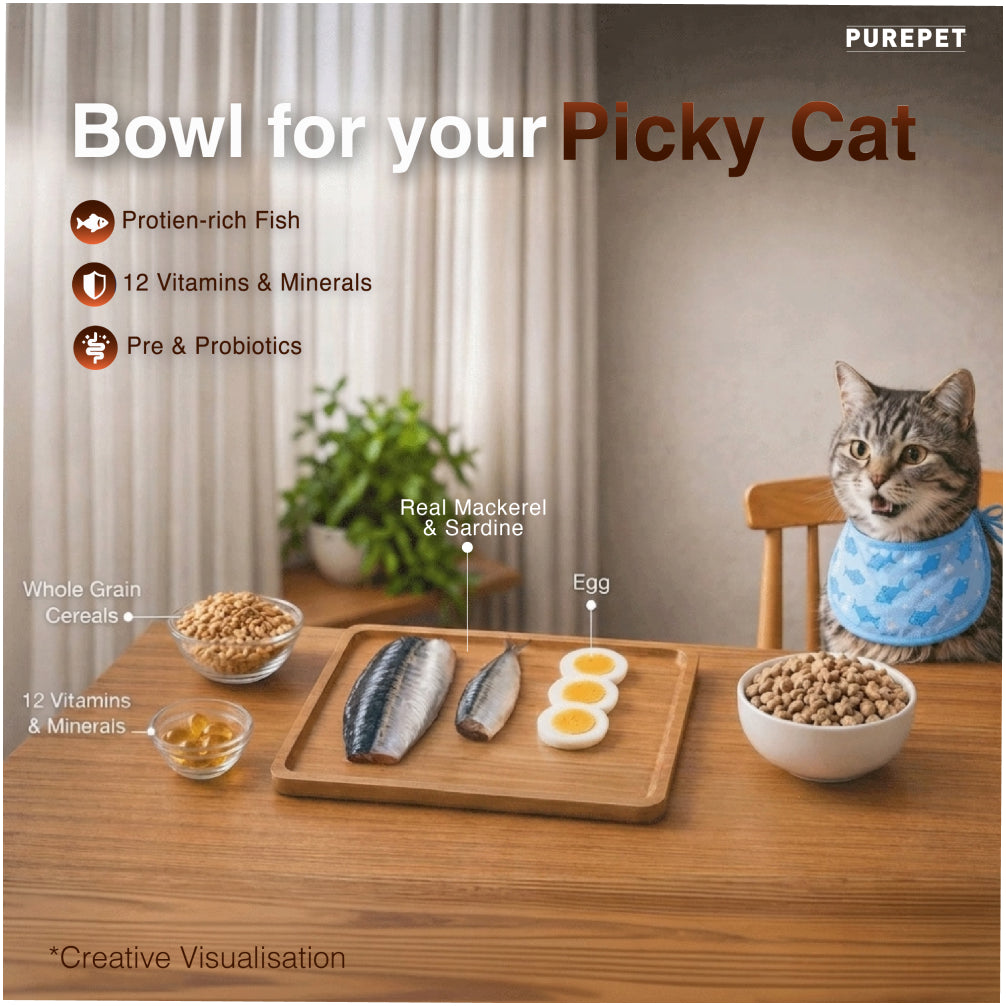 Purepet Mackerel Adult Cat Dry Food image 7