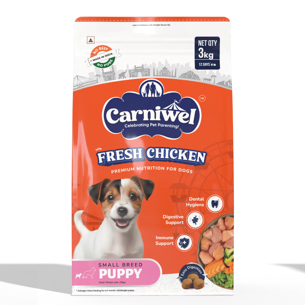 Carniwel Fresh Chicken Kibble Small Breed Puppy Dog Dry Food (Limited Stocks)