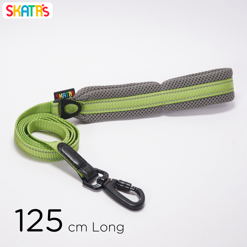 Skatrs Adventure in Style & Comfort Tropical Leash for Dogs and Cats (Green) image 2