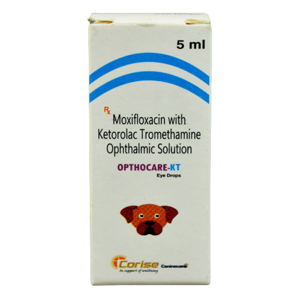 Corise Opthocare KT Eye Drops (Moxifloxacin Ketorolac) for Dogs & Cats (5ml) image 2