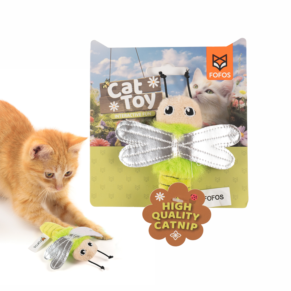 Barkbutler x Fofos Dragonfly Catnip Toy for Cats image 2