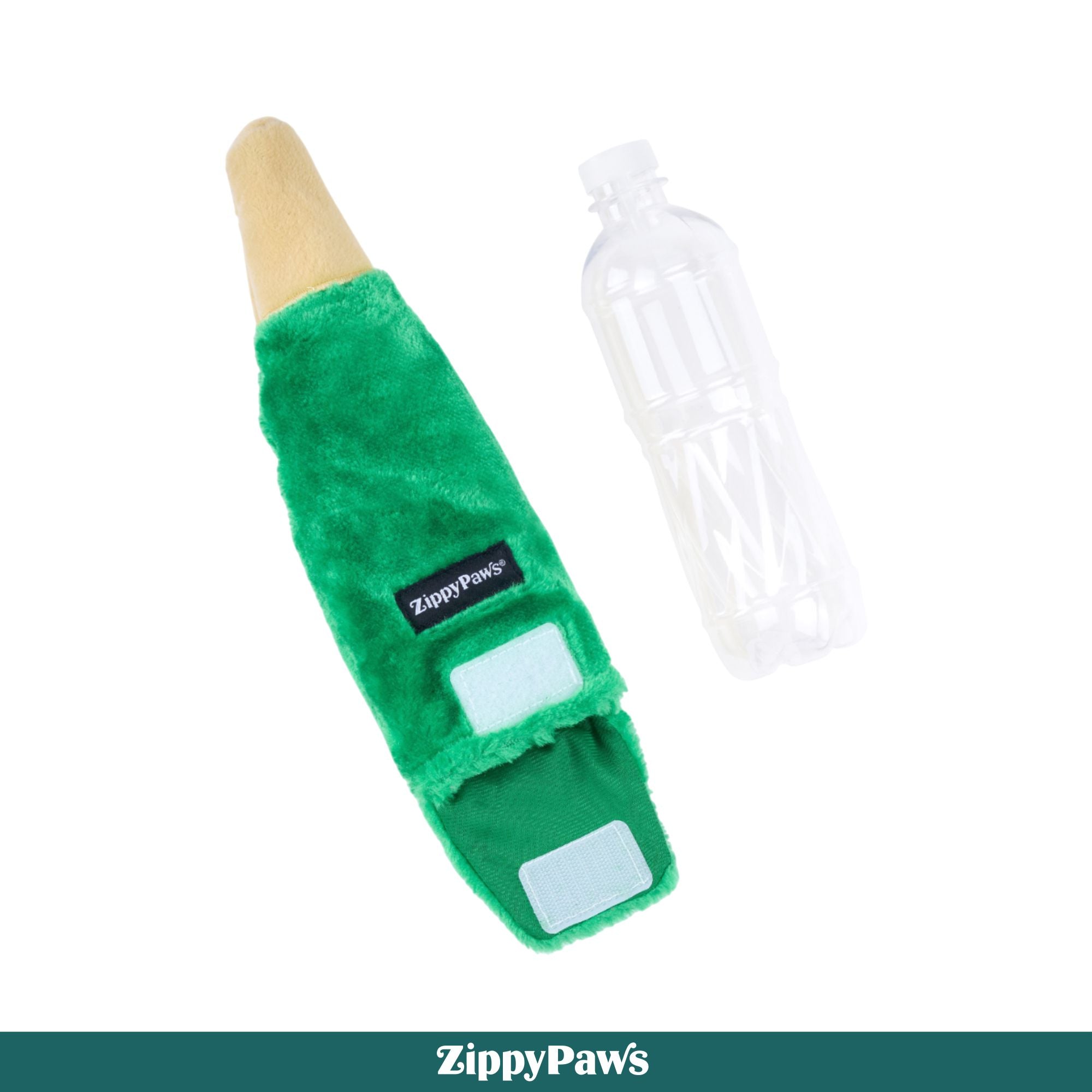 Zippy Paws Happy Hour Champagne Crusherz Plush Toy for Dogs image 8