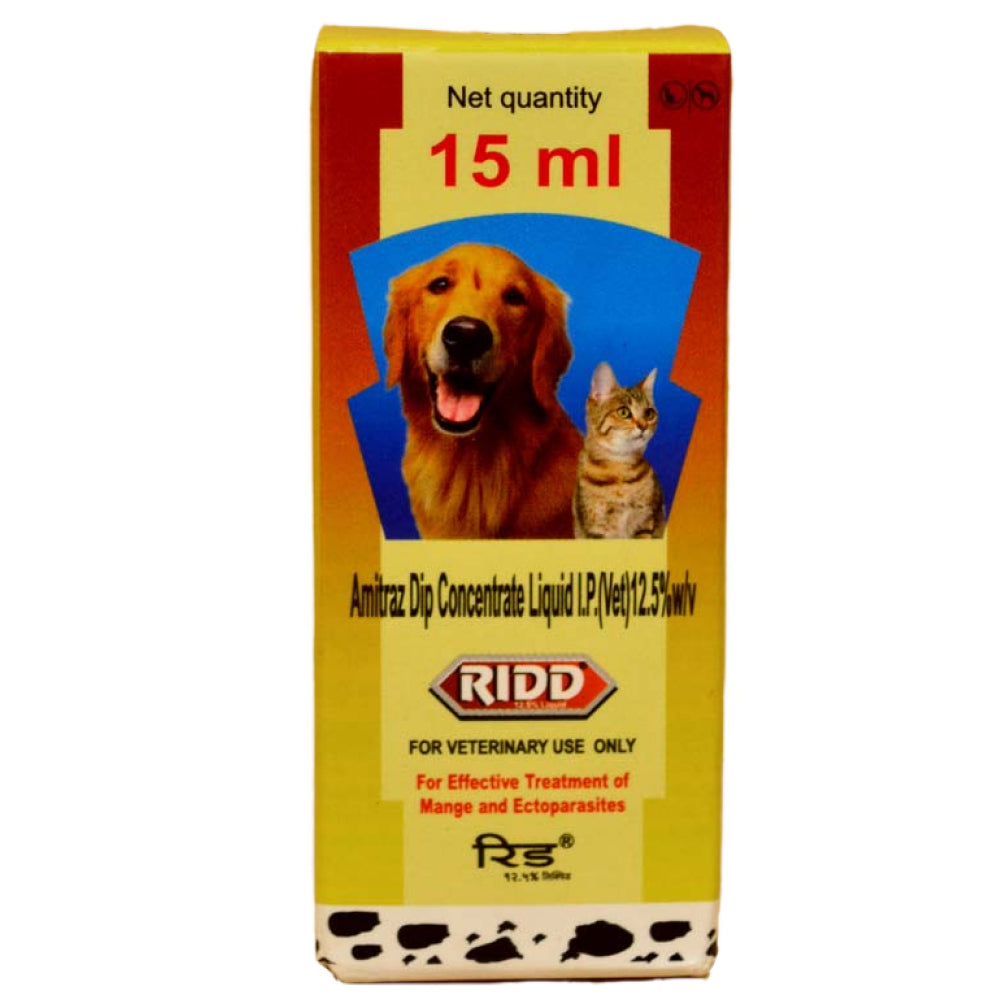 Petcare Ridd (amitraz) Anti Tick & Flea Solution For Dogs image 2