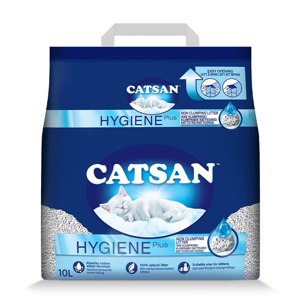 Catsan Hygiene Plus Unscented Non Clumping 100% Natural Cat Litter image 2