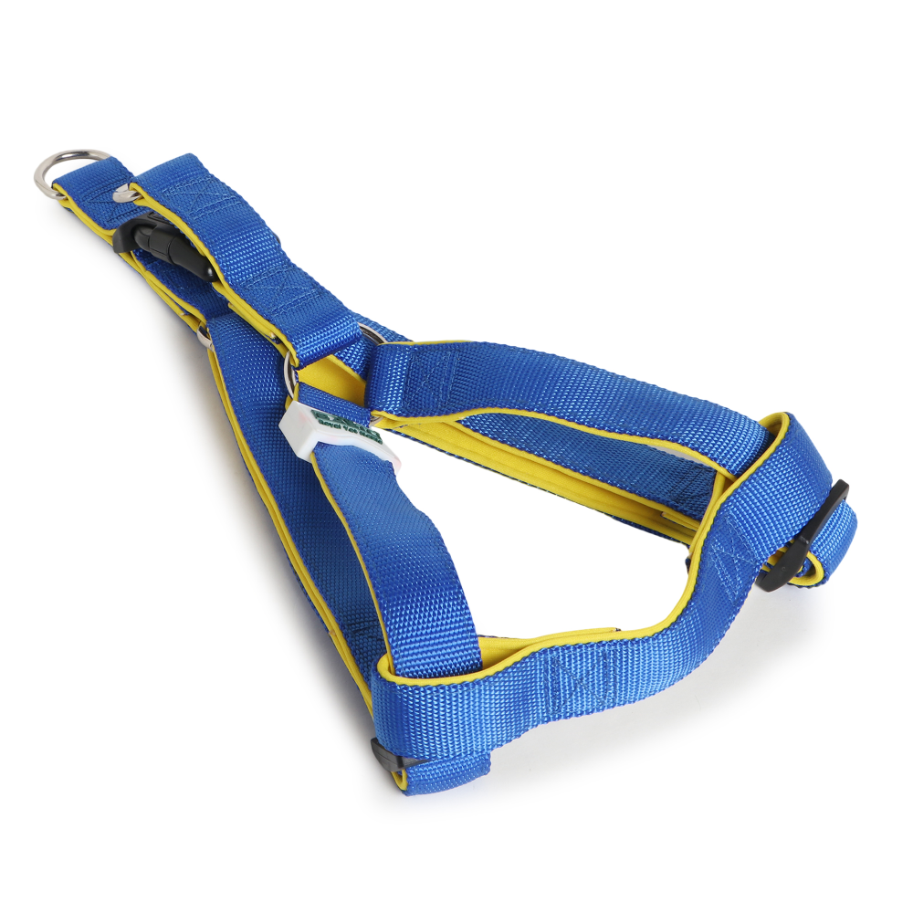 Basil Nylon Padded Adjustable Harness for Dogs (Blue) image 8
