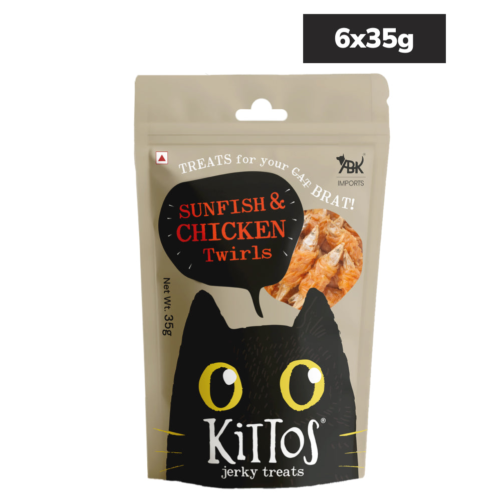 Kittos Purr Fect Sunfish Chicken and Twirls Cat Treats image 9