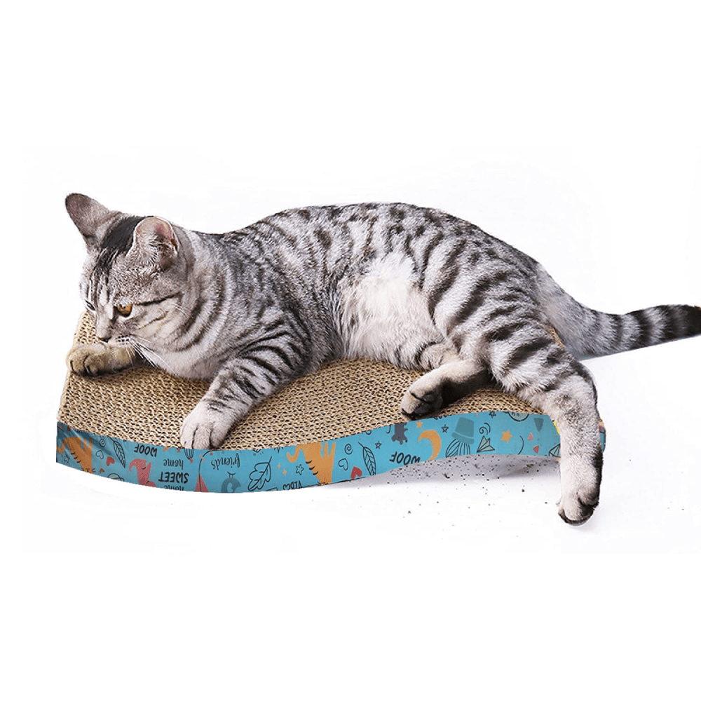 Goofy Tails Scratcher for Cats (Yellow) image 7