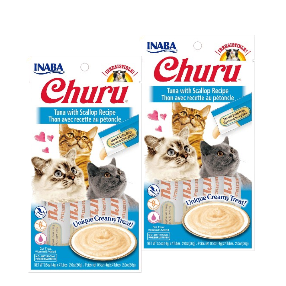 INABA Churu Tuna with Scallop Cat Treats image 6