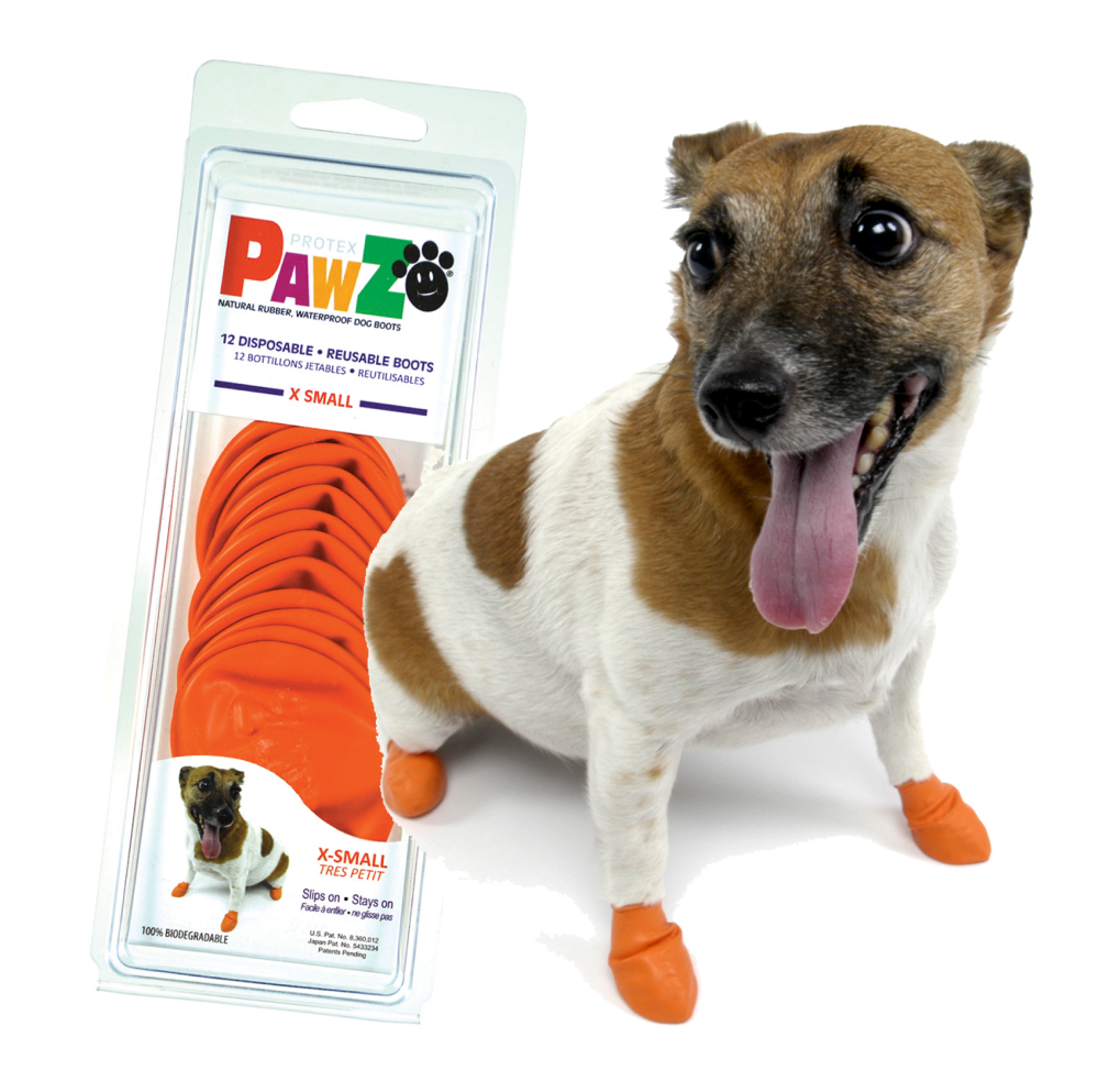 Protex PawZ Disposable and Reusable Bootz for Dogs (Orange) image 6