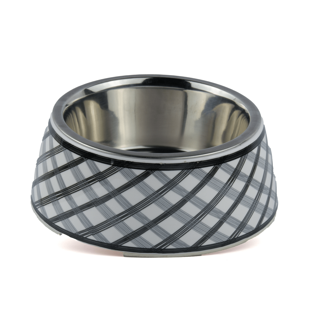 Basil Check Print Melamine Bowl for Dogs and Cats image 4
