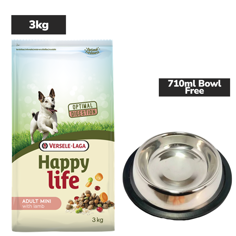 Versele Laga Happy Life Lamb Mini Adult Dog Dry Food image 2