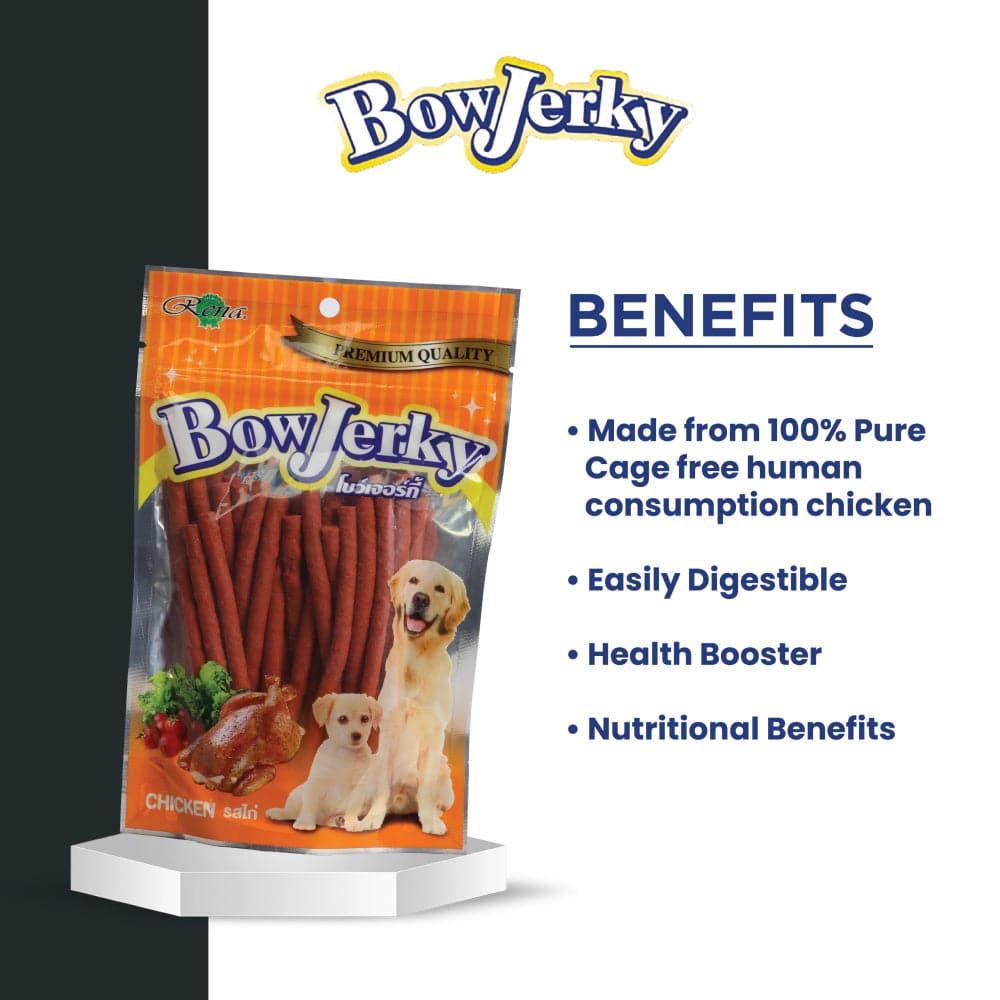 Rena BowJerky Chicken Sticks Dog Treats image 5