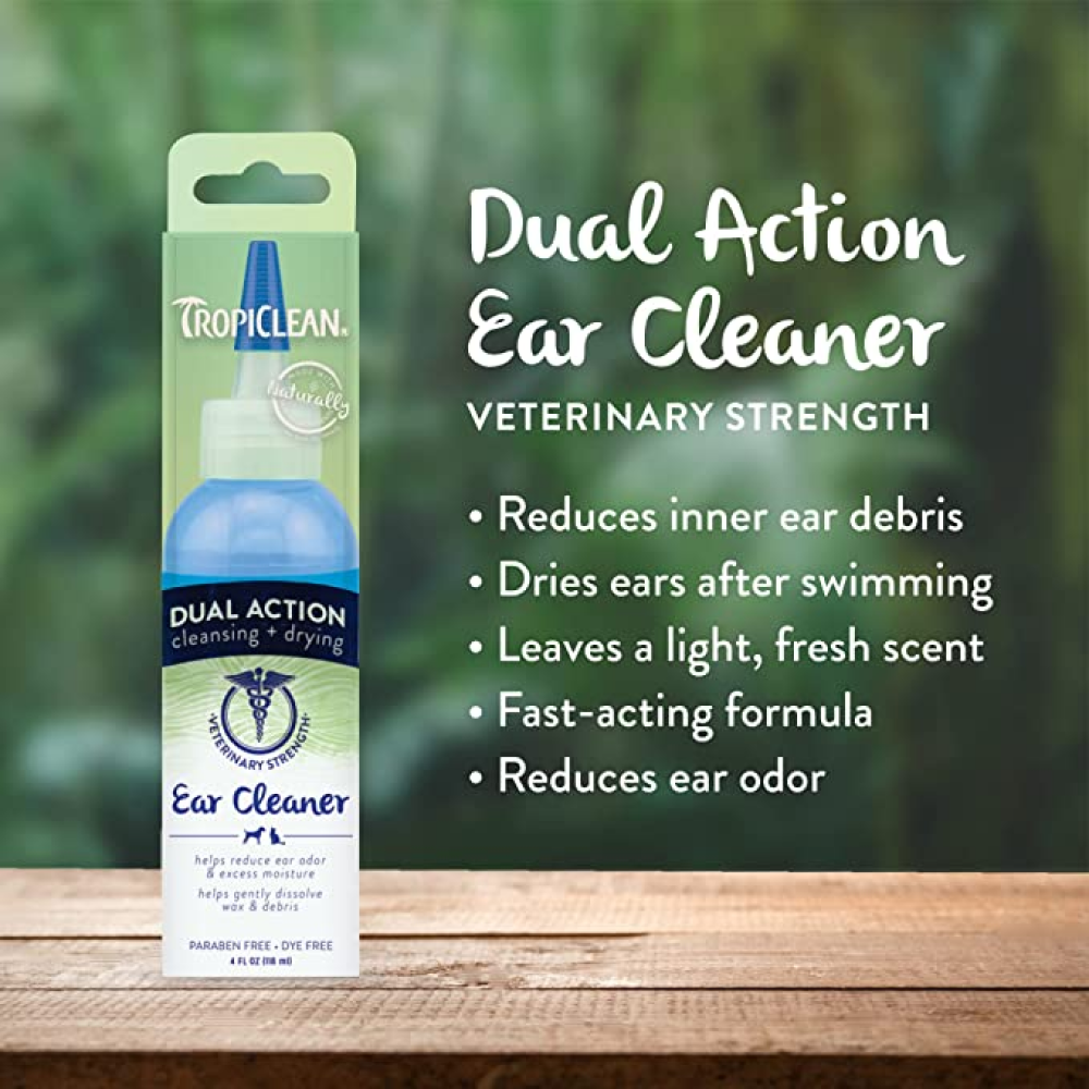 Tropiclean Dual Action Ear Cleaner for Dogs and Cats image 8