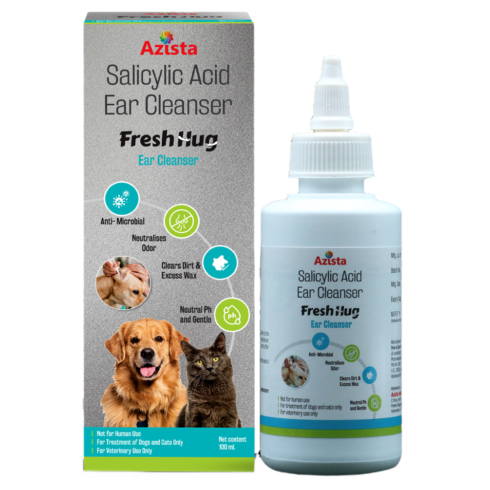 Azista Fresh Hug Ear Cleanser for Dogs & Cats