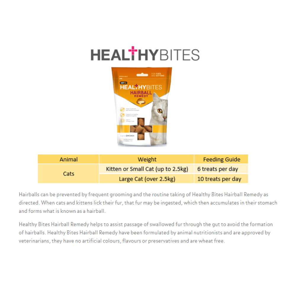 Mark and Chappell Healthy Bites Hairball Remedy Cat Treats image 4