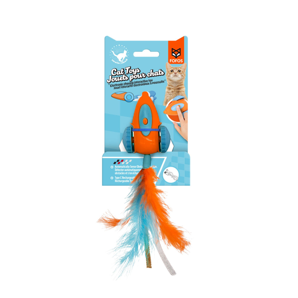 Fofos Race Car Shaped Interactive Toy for Cats image 1