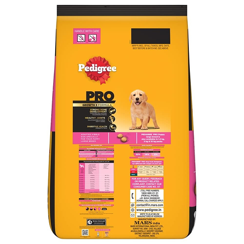 Pedigree PRO Expert Nutrition for Large Breed Puppy (3 to 18 Months) Dog Dry Food image 3